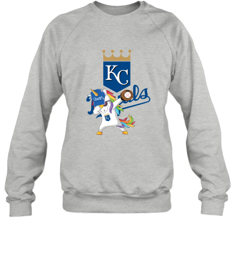 Hip Hop Dabbing Unicorn Flippin Love Kansas City Royals Sweatshirt