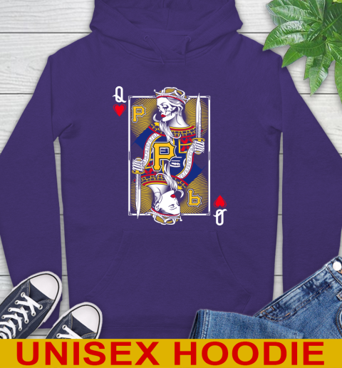 MLB Baseball Pittsburgh Pirates The Queen Of Hearts Card Shirt Hoodie 5