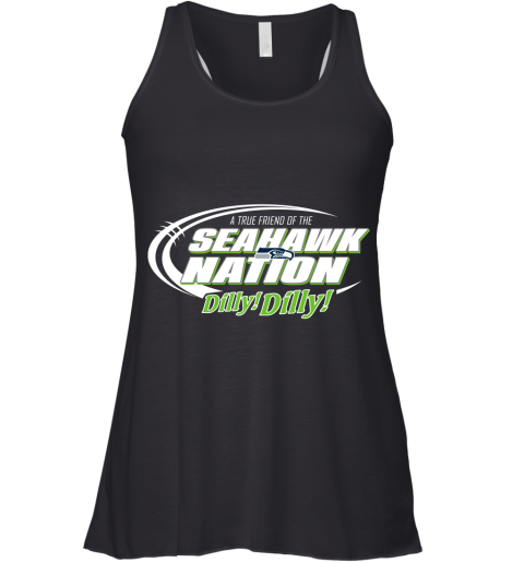 A True Friend Of The SEAHAWKS Nation Racerback Tank