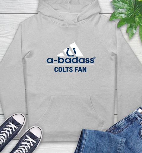 NFL A Badass Indianapolis Colts Fan Adidas Football Sports Hoodie 6