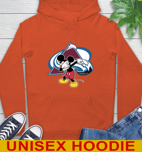 Colorado Avalanche NHL Hockey Dabbing Mickey Disney Sports Hoodie 5