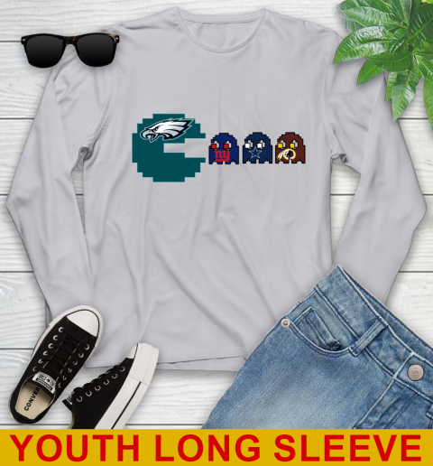 Philadelphia Eagles NFL Football Pac Man Champion Youth Long Sleeve 6