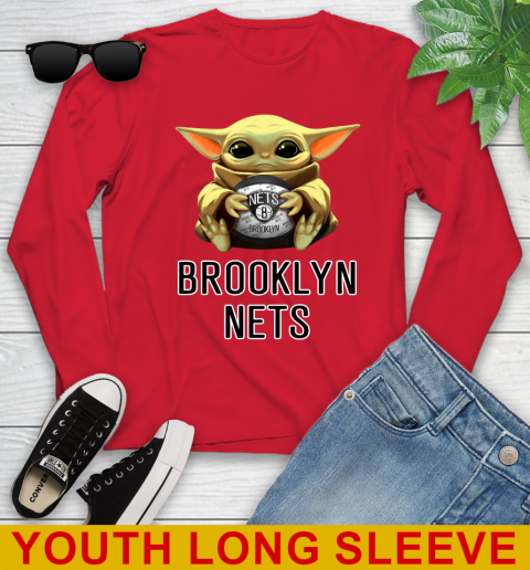 NBA Basketball Brooklyn Nets Star Wars Baby Yoda Shirt 132