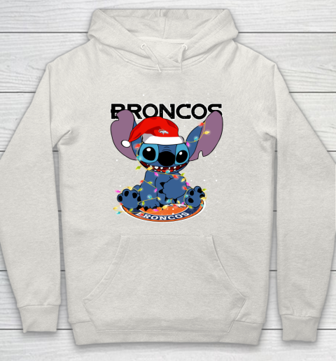 Denver Broncos NFL Football noel stitch Christmas Hoodie 8