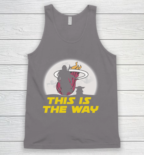 Miami Heat NBA Basketball Star Wars Yoda And Mandalorian This Is The Way Tank Top 6