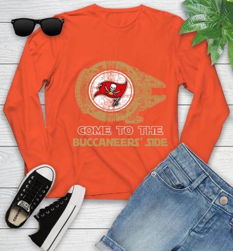 NFL Come To The Tampa Bay Buccaneers Star Wars Football Sports Youth Long Sleeve 3