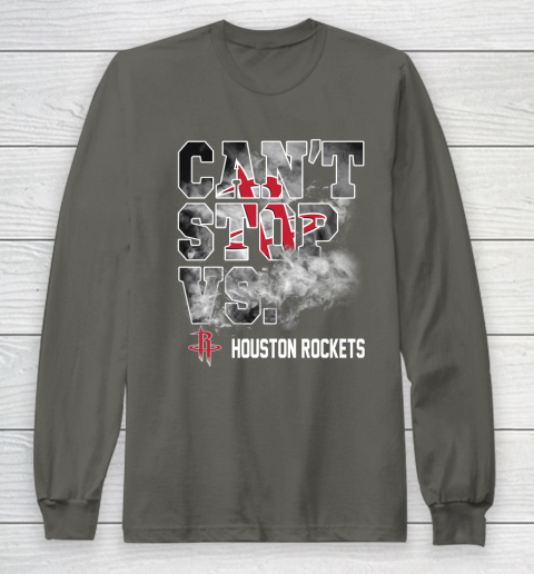NBA Houston Rockets Basketball Can't Stop Vs Long Sleeve T-Shirt 5