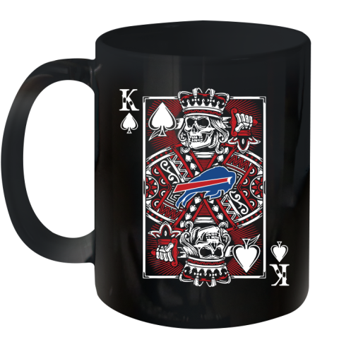 Buffalo Bills NFL Football The King Of Spades Death Cards Shirt Ceramic Mug 11oz