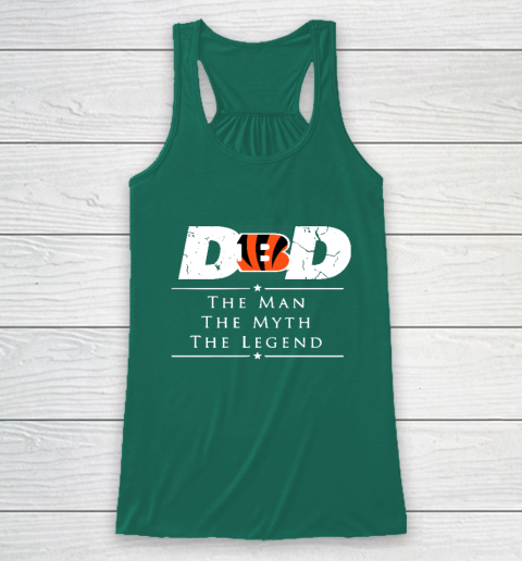 Cincinnati Bengals NFL Football Dad The Man The Myth The Legend Racerback Tank 5