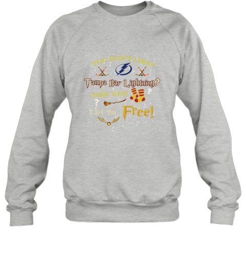 NHL You Don't Like Tampa Bay Lightning Here Your Socks I Set You Free Harry Potter Hockey LvptIrTBJP2 sweatshirt 35 95 151514 front sport grey