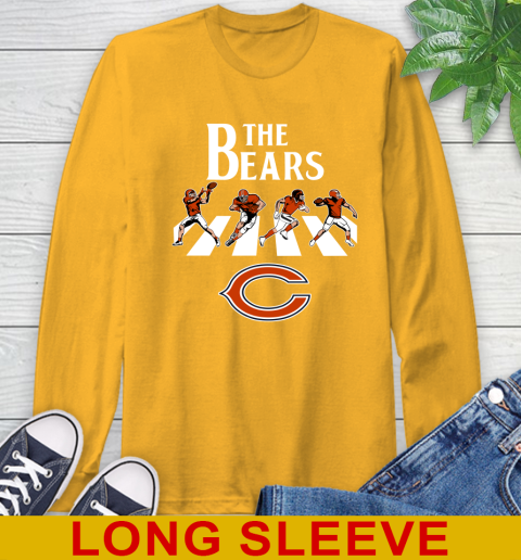 NFL Football Chicago Bears The Beatles Rock Band Shirt Long Sleeve T-Shirt 2