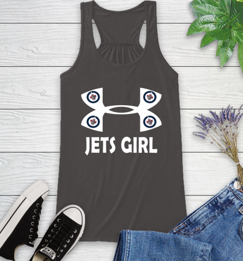 NHL Winnipeg Jets Girl Under Armour Hockey Sports Racerback Tank 11
