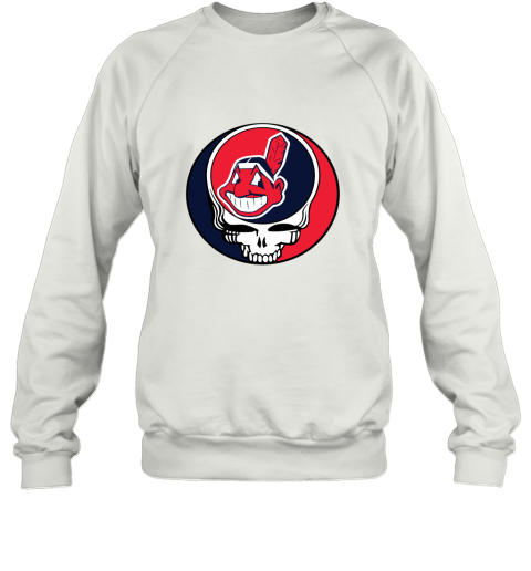 Cleveland Indians The Grateful Dead Baseball MLB Mashup Sweatshirt