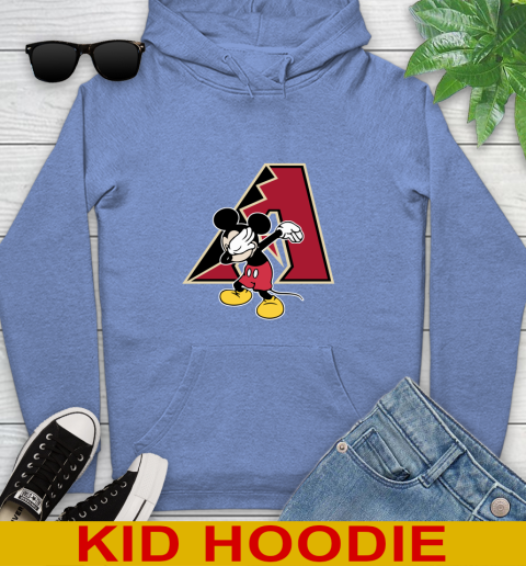 Arizona Diamondbacks MLB Baseball Dabbing Mickey Disney Sports Youth Hoodie 13 Arizona Diamondbacks MLB Baseball Dabbing Mickey Disney Sports Youth Hoodie - Image 13