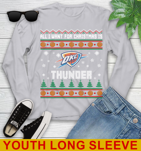 NBA Basketball All I Want For Christmas Is Oklahoma City Thunder 121