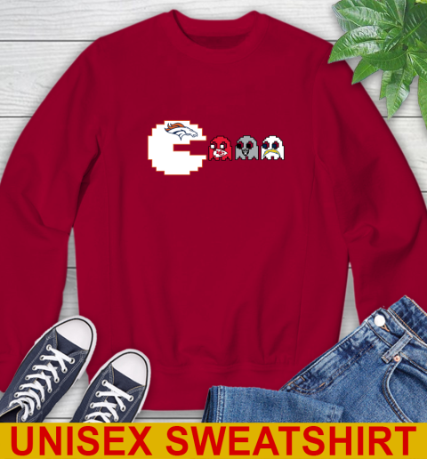 Denver Broncos NFL Football Pac Man Champion Sweatshirt 7