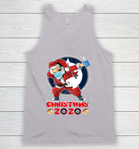 Winnipeg Jets Funny Santa Claus Dabbing Christmas 2020 NHL Tank Top 3