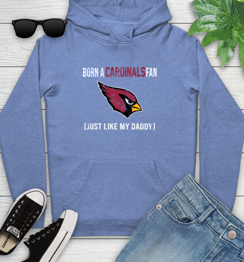 NFL Arizona Cardinals Football Loyal Fan Just Like My Daddy Shirt Youth Hoodie 11