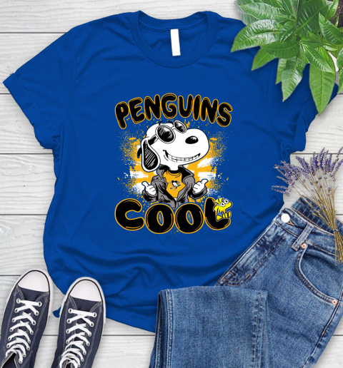 NHL Hockey Pittsburgh Penguins Cool Snoopy Shirt Women's T-Shirt 10