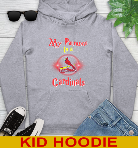 MLB Baseball Harry Potter My Patronus Is A St.Louis Cardinals Youth Hoodie 6