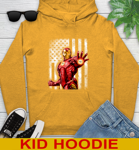 Nashville Predators NHL Hockey Iron Man Avengers American Flag Shirt Youth Hoodie 3 Nashville Predators NHL Hockey Iron Man Avengers American Flag Shirt Youth Hoodie - Image 3