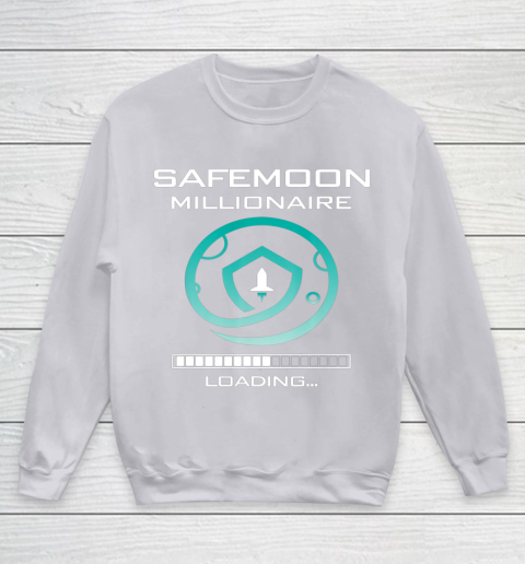 Funny Safemoon Millionaire Crypto Youth Sweatshirt 3