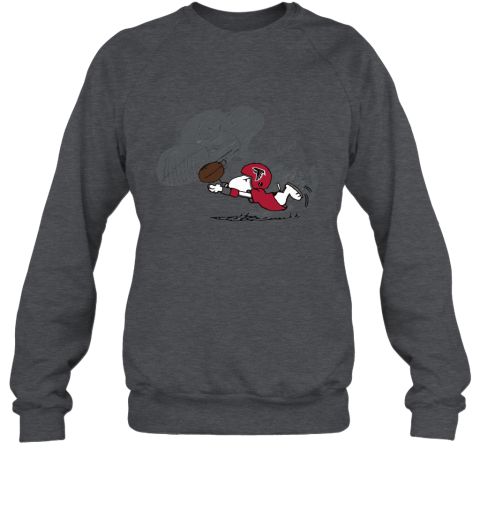 Atlanta Falcons Snoopy Plays The Football Game Sweatshirt
