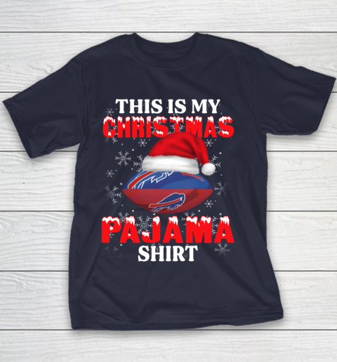 Buffalo Bills This Is My Christmas Pajama Shirt NFL Youth T-Shirt 2