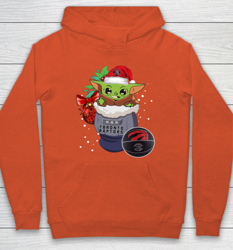 Toronto Raptors Christmas Baby Yoda Star Wars Funny Happy NBA Hoodie 5