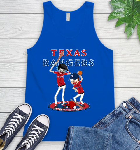 MLB Texas Rangers Rick And Morty Baseball 74