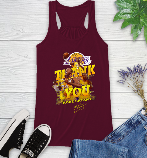 Great Thank you Kobe Bryant Los Angeles Lakers signature shirt 38