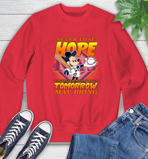 Tampa Bay Rays MLB Baseball Mickey Disney Never Lose Hope Sweatshirt 10