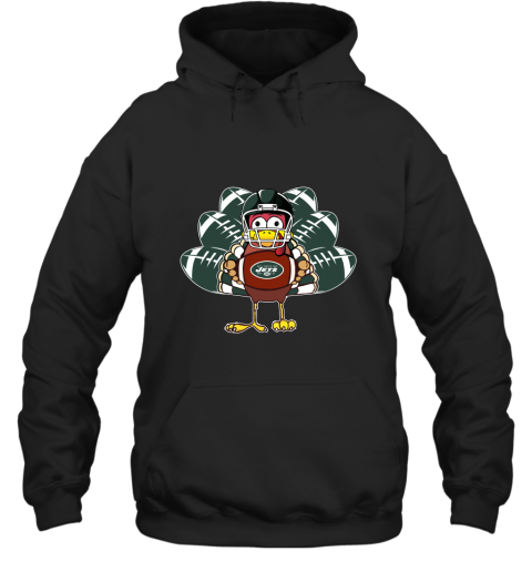 New York Jets Turkey Football Thanksgiving Hoodie