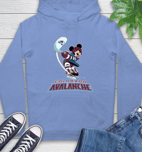 NHL Hockey Colorado Avalanche Cheerful Mickey Mouse Shirt Hoodie 12