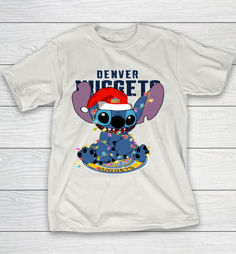 Denver Nuggets NBA noel stitch Basketball Christmas Youth T-Shirt 8
