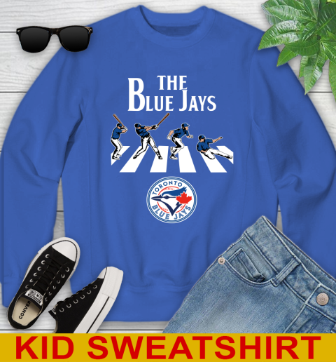 MLB Baseball Toronto Blue Jays The Beatles Rock Band Shirt Youth Sweatshirt 6