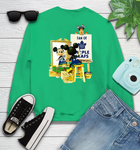 NHL Hockey Toronto Maple Leafs Mickey Drawing Shirt 31