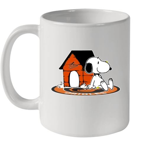 MLB Baseball Baltimore Orioles Snoopy The Peanuts Movie Shirt Ceramic Mug 11oz