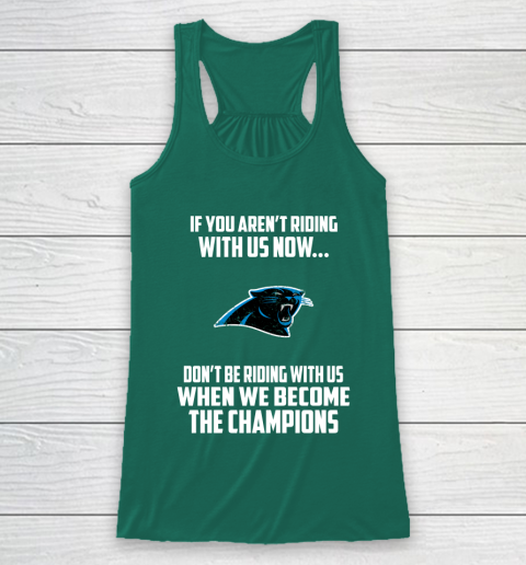 NFL Carolina Panthers Football We Become The Champions Racerback Tank 5
