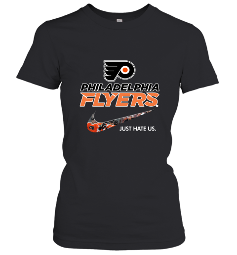 NHL Team Philadelphia Flyers x Nike Just Hate Us Hockey Women's T-Shirt