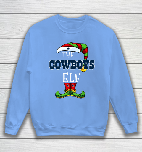 Dallas Cowboys Christmas ELF Funny NFL Sweatshirt 8