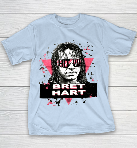 Hit man Bret Hart Hit Man WWE for fans and lovers Youth T-Shirt 4