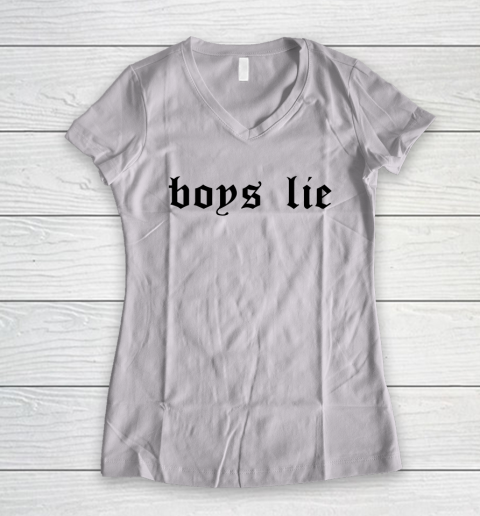 Boys Lie Women's V-Neck T-Shirt