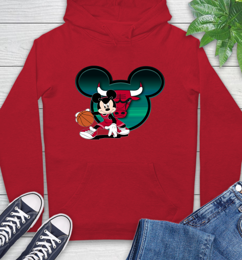 NBA Chicago Bulls Mickey Mouse Disney Basketball Hoodie 10
