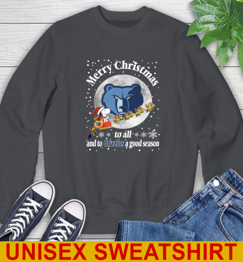 Memphis Grizzlies Merry Christmas To All And To Grizzlies A Good Season NBA Basketball Sports Sweatshirt 7