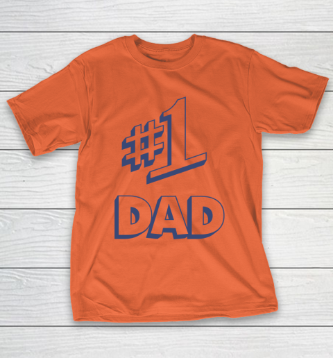 Number 1 Dad #1 Dad T-Shirt 3