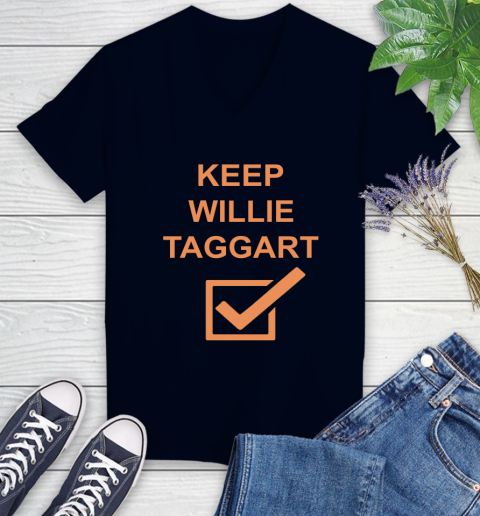 Keep Willie Taggart Women's V-Neck T-Shirt 3