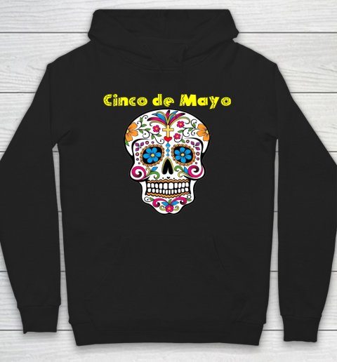 Cinco de Mayo Mexican Sugar Skull Hoodie