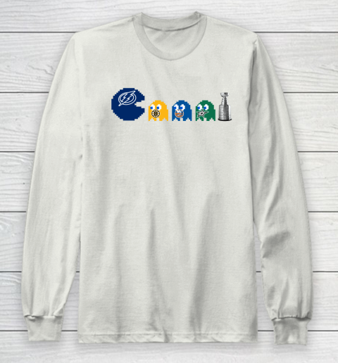 Tampa Bay Lightning x Pacman Create History For Stanley Cup Long Sleeve T-Shirt 12