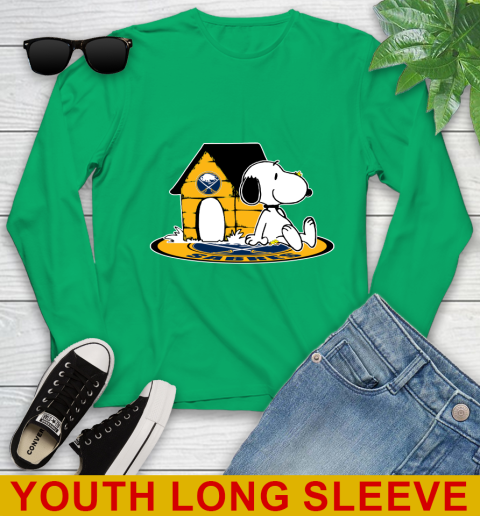 NHL Hockey Buffalo Sabres Snoopy The Peanuts Movie Shirt Youth Long Sleeve 7
